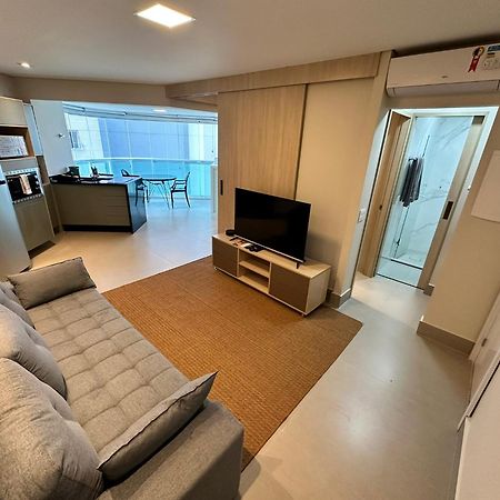 산토스 Residencial Estanconfor Com Vista Mar 2 Ac E Garagem 아파트 외부 사진