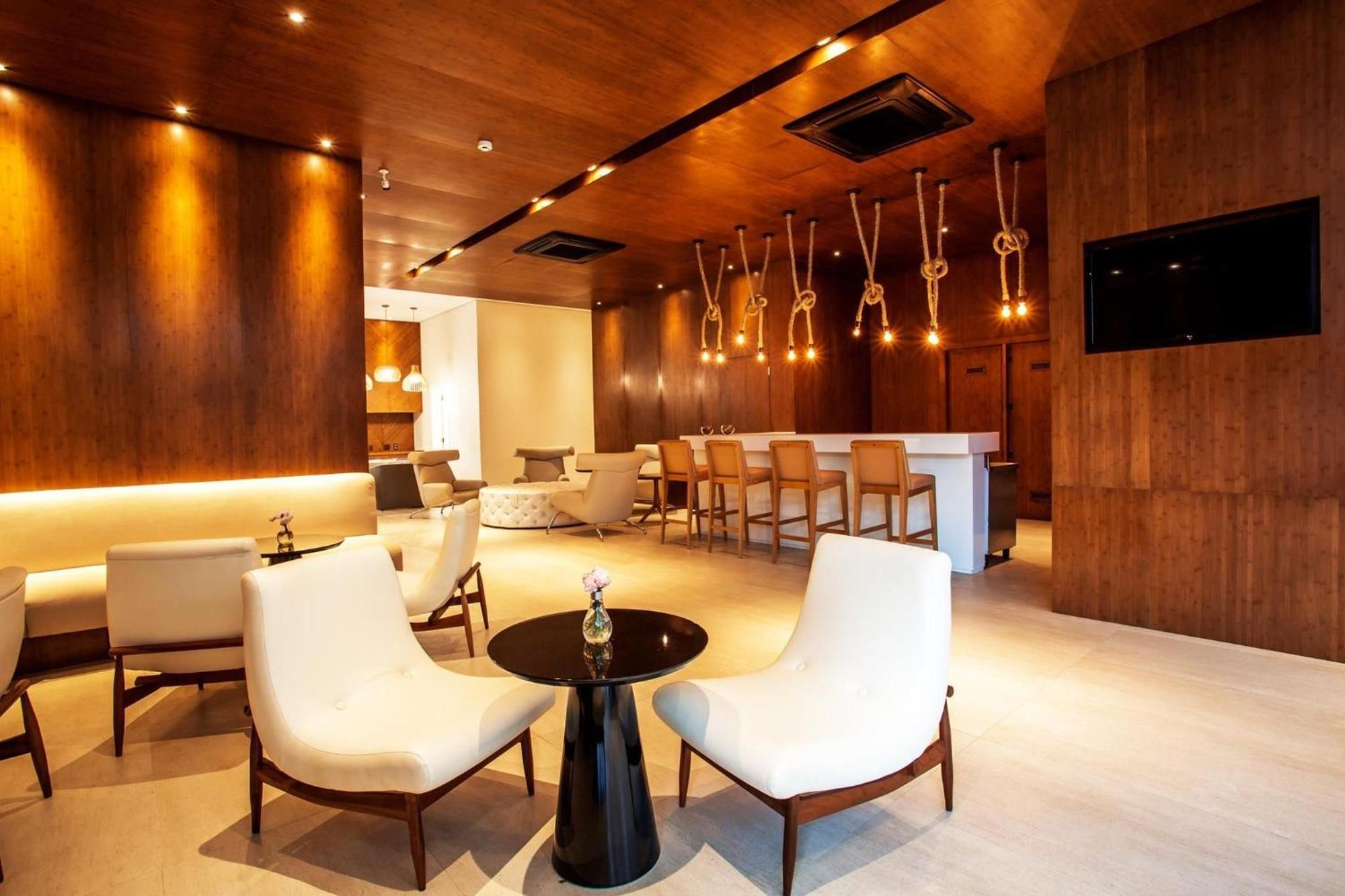 산토스 Residencial Estanconfor Com Vista Mar 2 Ac E Garagem 아파트 외부 사진