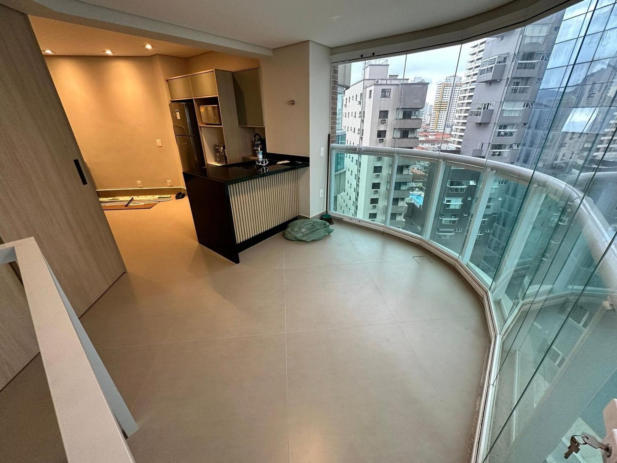 산토스 Residencial Estanconfor Com Vista Mar 2 Ac E Garagem 아파트 외부 사진