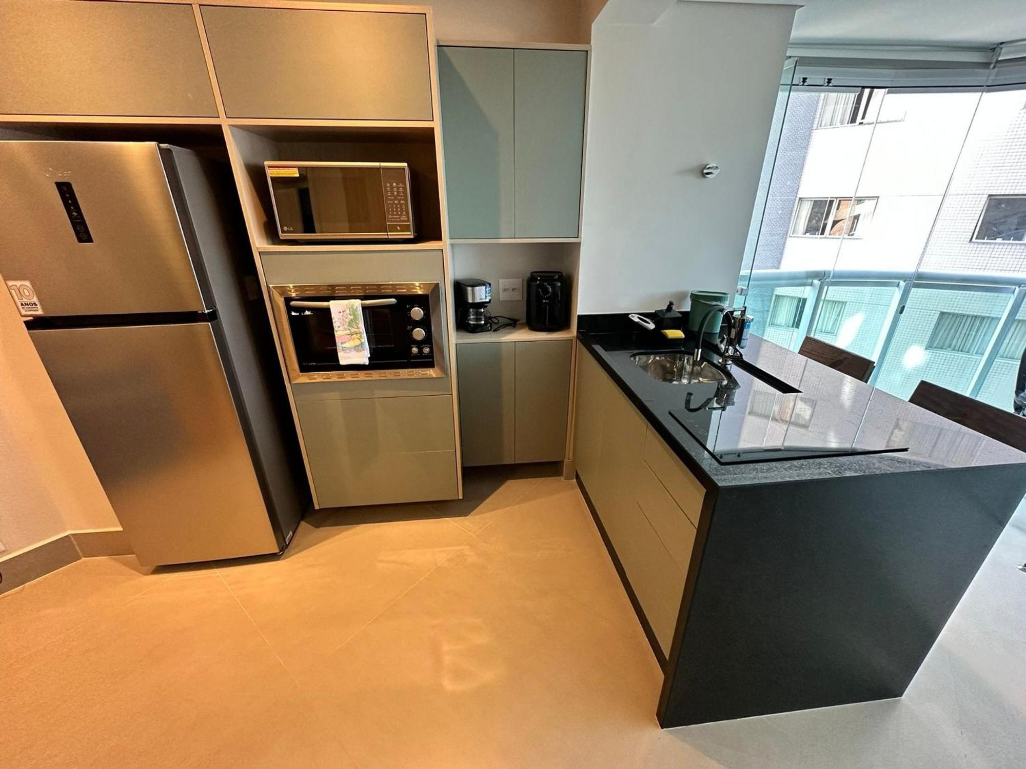 산토스 Residencial Estanconfor Com Vista Mar 2 Ac E Garagem 아파트 외부 사진