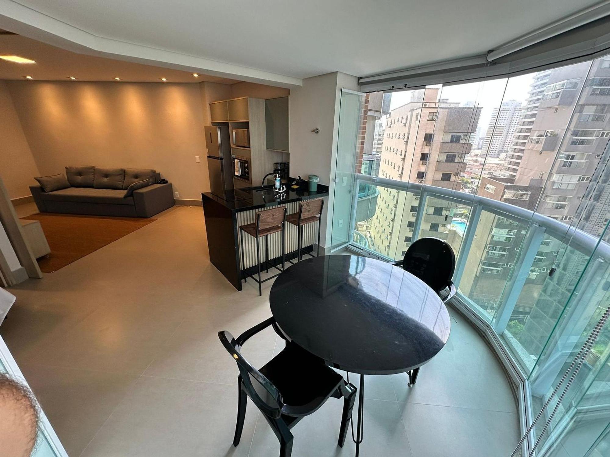 산토스 Residencial Estanconfor Com Vista Mar 2 Ac E Garagem 아파트 외부 사진