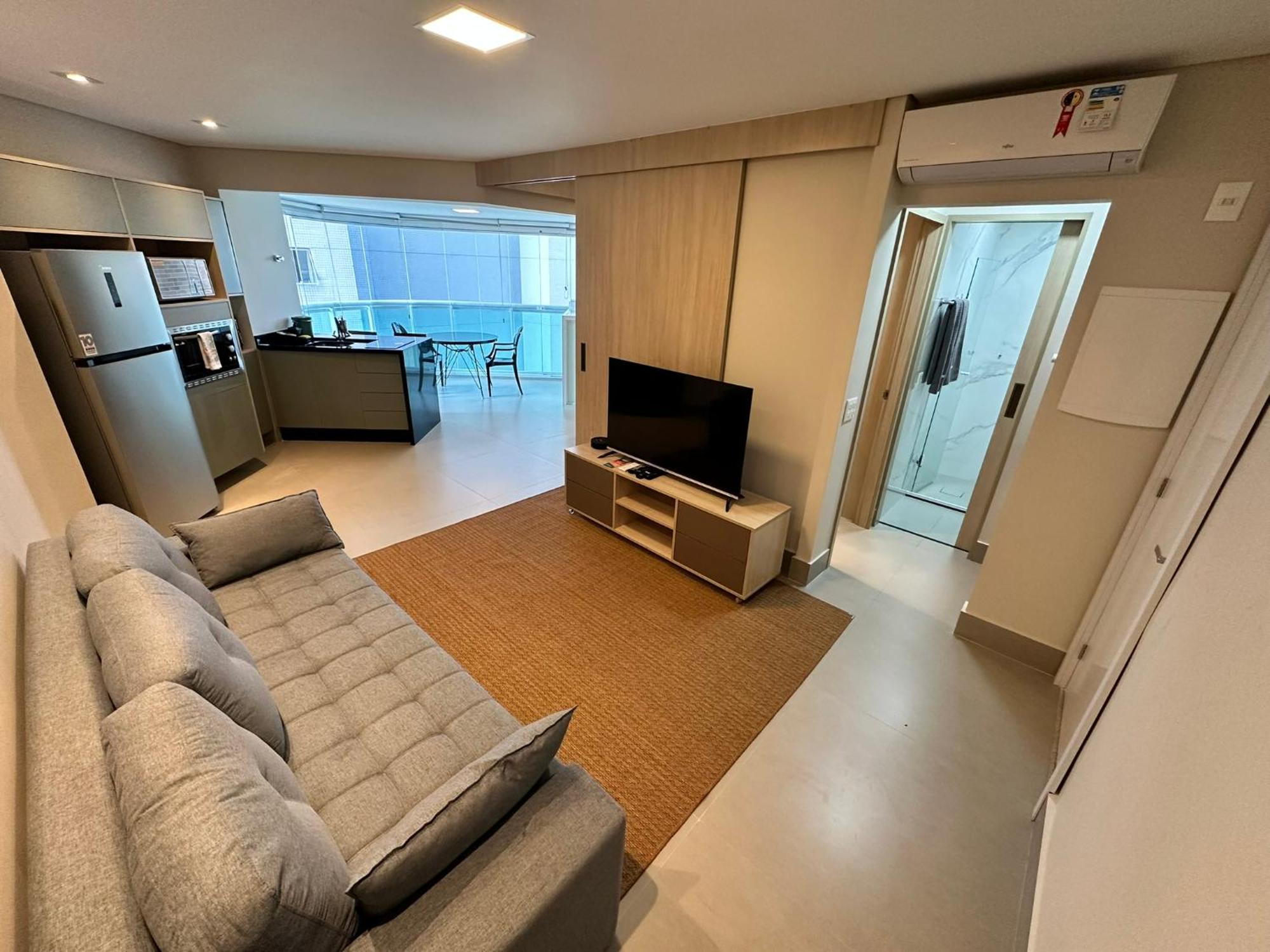 산토스 Residencial Estanconfor Com Vista Mar 2 Ac E Garagem 아파트 외부 사진